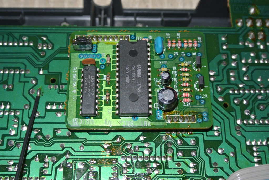 Fixing Yamaha PSR18 synthesizer keyboard ReiLabs